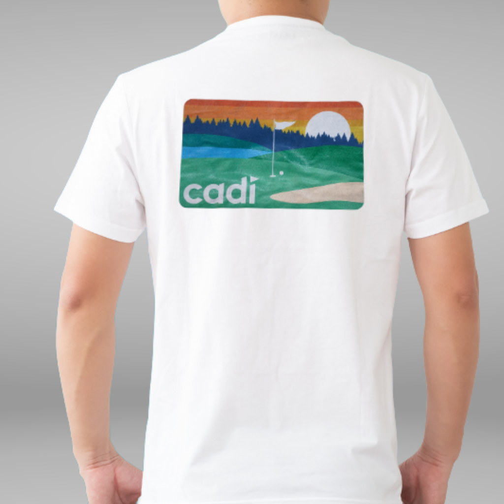 Cadi White Sunset Tee