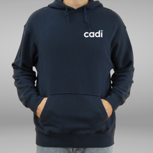 Load image into Gallery viewer, Cadi Navy Sunset Hoodie