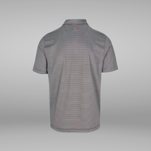 Load image into Gallery viewer, Cadi Gray Striped Golf Polo
