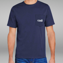Load image into Gallery viewer, Cadi Navy Pocket Tee