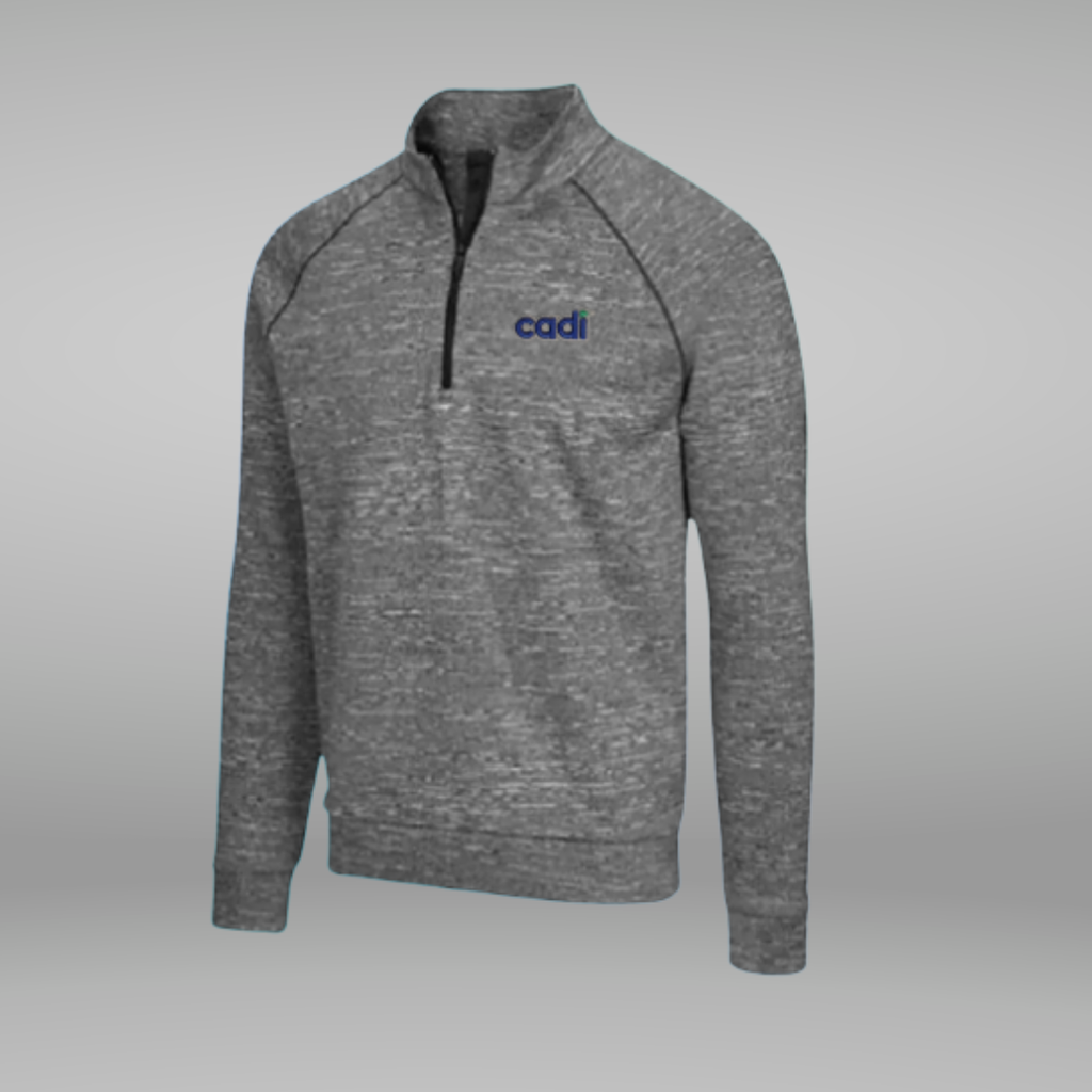 Cadi Heather Navy Quarter Zip