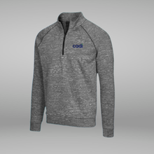 Load image into Gallery viewer, Cadi Heather Navy Quarter Zip