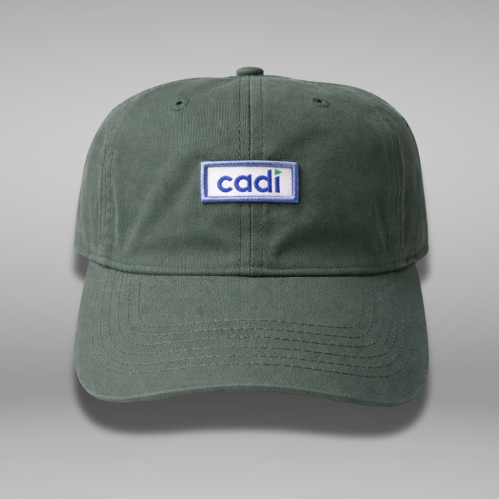 Cadi Forest Green Dad Hat