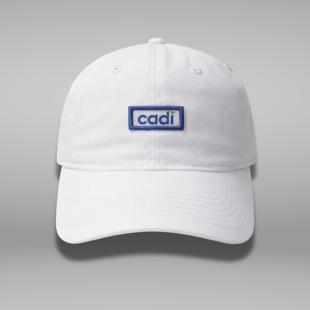 Cadi White Dad Hat