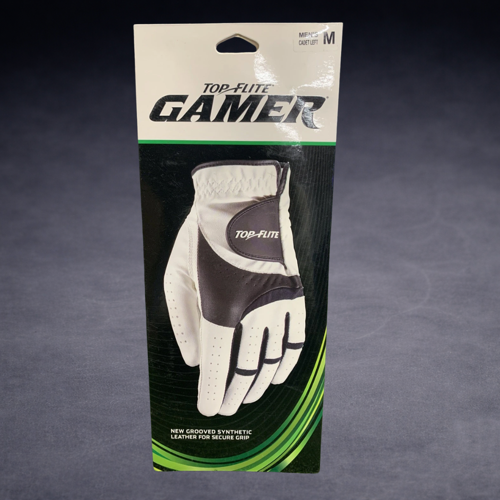 Top Flite Gamer Golf Glove Mens Synthetic Leather Cadet