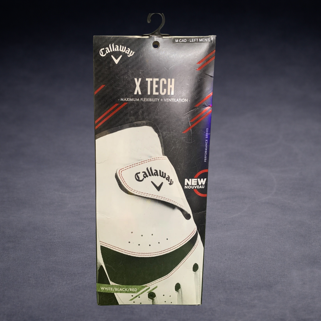 Callaway X Tech Golf Glove Mens Cabretta Leather Cadet